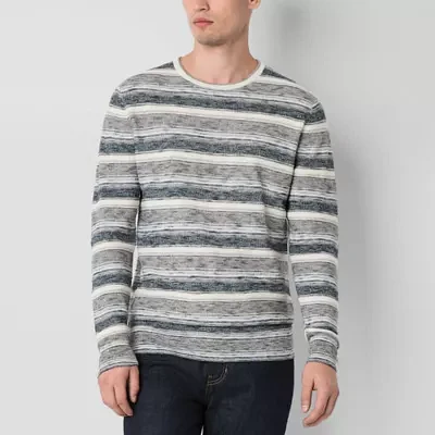 mutual weave Mens Crew Neck Long Sleeve Pullover Sweater