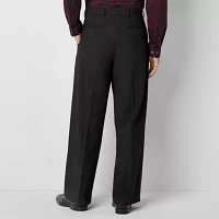 J. Ferrar Mens Relaxed Fit Pleated Pant