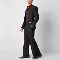 J. Ferrar Mens Relaxed Fit Pleated Pant