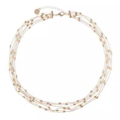Liz Claiborne 18 Inch Cable Strand Necklace