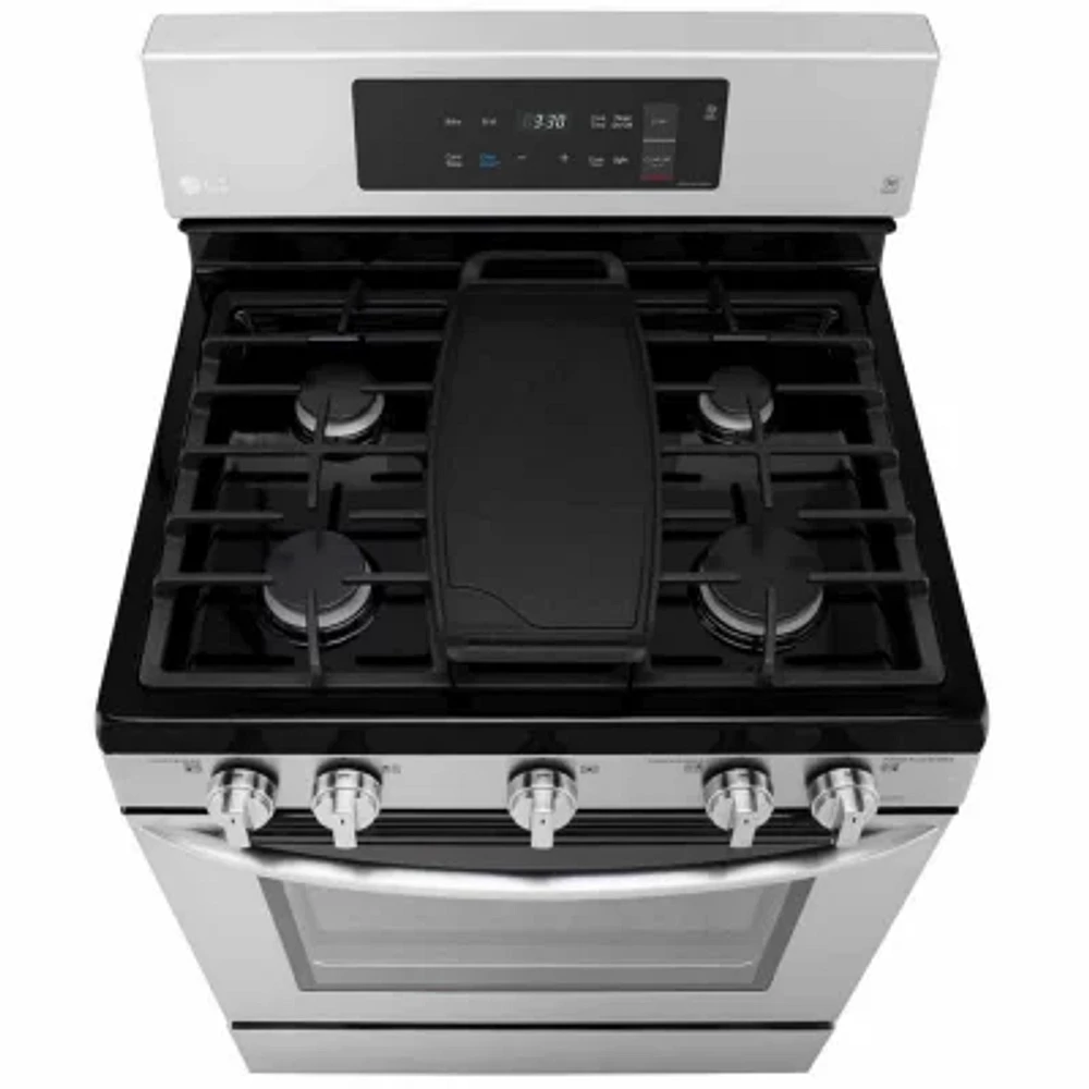 LG 5.4 cu. ft. Capacity Gas Single Oven Range with EvenJet™ Fan Convection and EasyClean® Technology