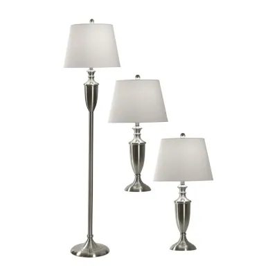 Stylecraft Geneva 3-pc. Lamp Set