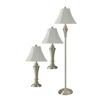 Stylecraft Geneva 3-pc. Lamp Set