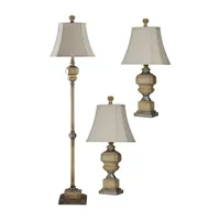 Stylecraft Florentine 3-pc. Lamp Set