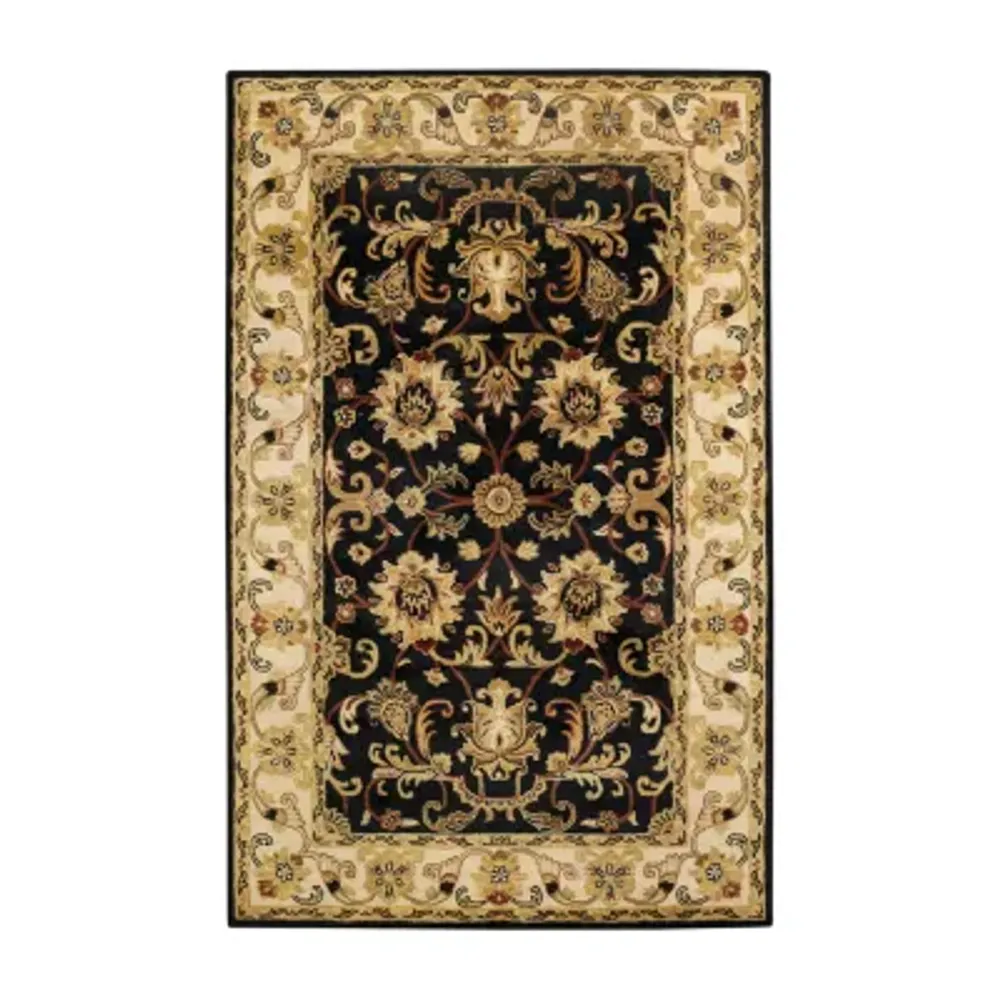 Capel Inc. Guilded Floral Hand Tufted Indoor 30"x42" Rectangular Accent Rug