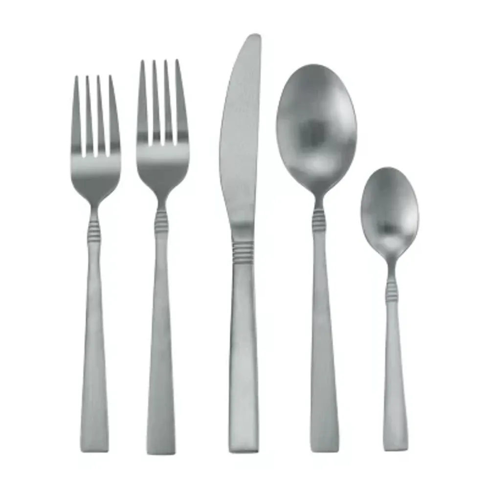 Megachef Cravat 20-pc. 18/10 Stainless Steel Flatware Set