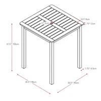 Corliving Patio Side Table