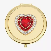 Monet Jewelry Gold Tone Compact Mirror