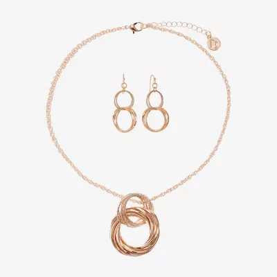 Liz Claiborne Textured Round 2-pc. Jewelry Set