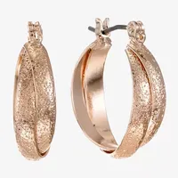 Liz Claiborne Womens 22mm Hypoallergenic Hoop Earrings