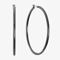 Liz Claiborne Womens 50mm Hypoallergenic Hoop Earrings