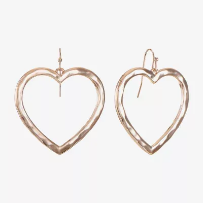 Liz Claiborne Heart Drop Earrings