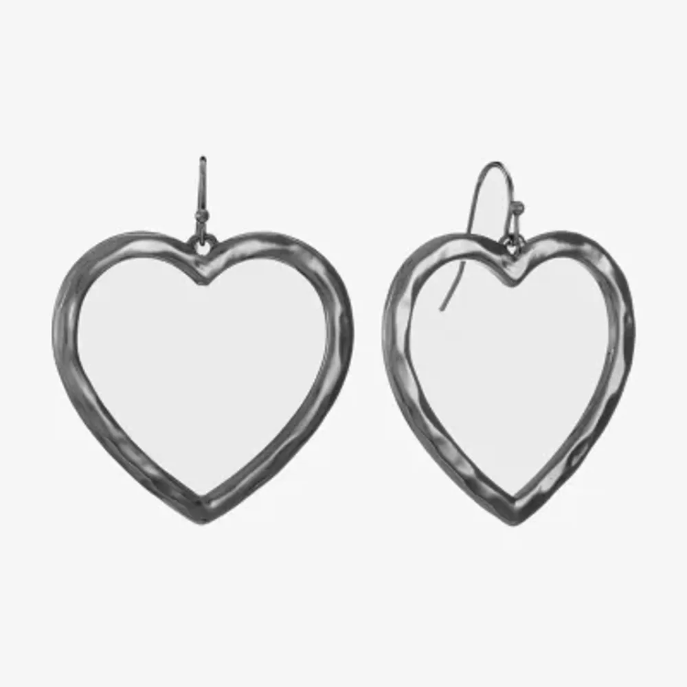 Liz Claiborne Heart Drop Earrings