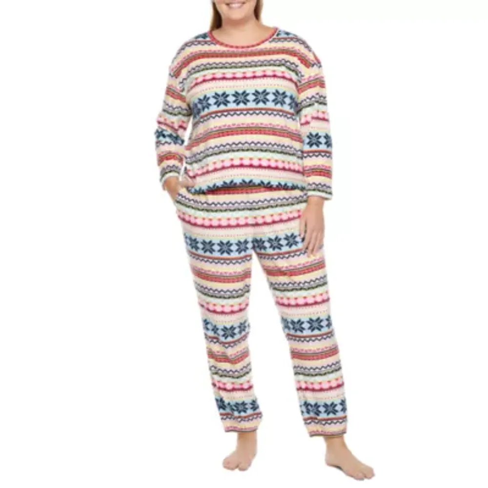 Ambrielle Womens Short Sleeve Crew Neck Pajama Top
