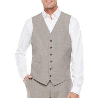 Stafford Signature Mens Big and Tall Stretch Fabric Classic Fit Suit Vests