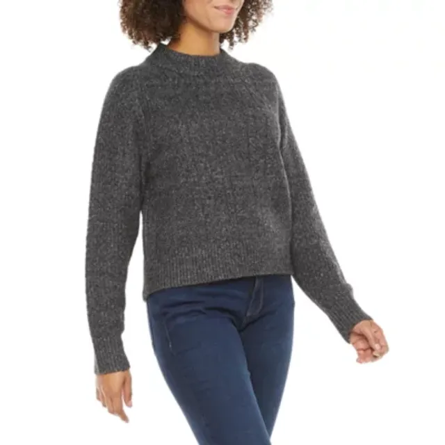 Alala Adult Women Washable Cashmere Blend Long Sleeve Crew Neck