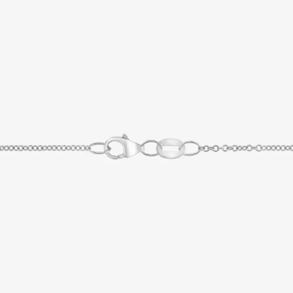 Effy Womens / CT. T.W. Natural Diamond 14K White Gold Pendant Necklace