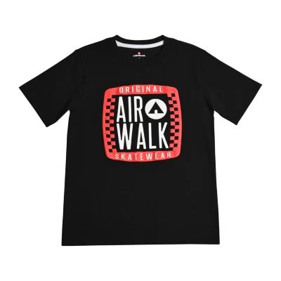 Airwalk Big Boys Crew Neck Short Sleeve Graphic T-Shirt