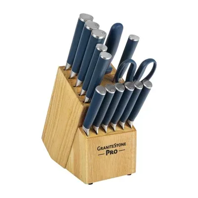 Granitestone 15-pc. Knife Block Set