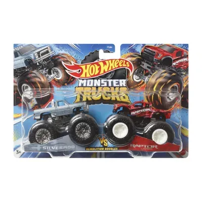 Hot Wheels Monster Trucks 1:64 Demo Doubles 2 Pack (Styles May Vary)