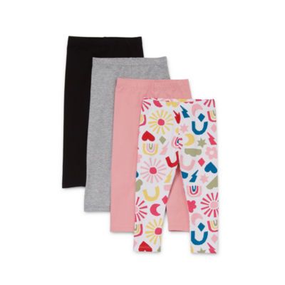 Okie Dokie Baby Girls 4-pc. Full Length Leggings