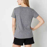 Xersion Womens Cotton Crew Neck Short Sleeve T-Shirt