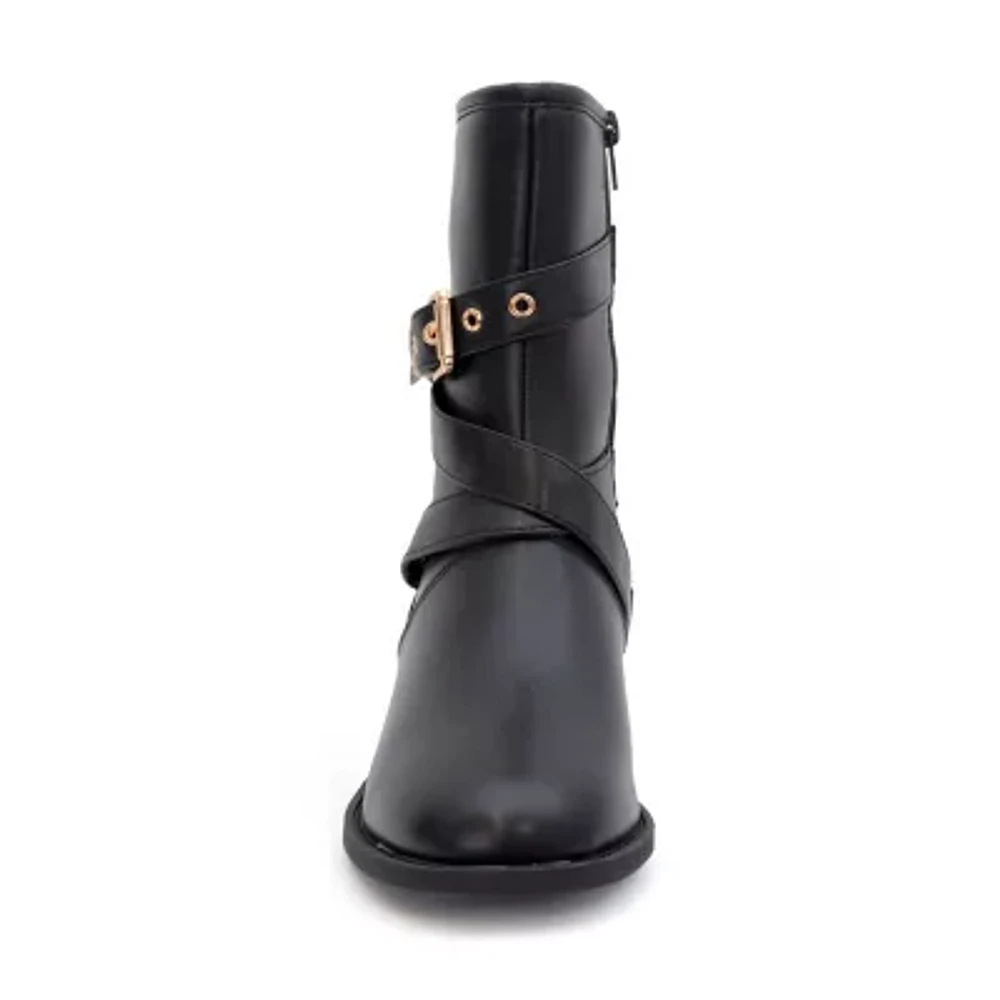 Yoki Womens Darcy-12 Flat Heel Riding Boots