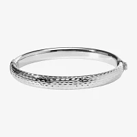 Silver Tone Sterling Silver Bangle Bracelet