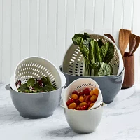 Basic Essentials 6-pc. Mixing Bowl and Colander Set