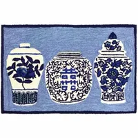 Liora Manne Frontporch Ginger Jars Indoor/OutdoorRug