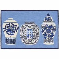 Liora Manne Frontporch Ginger Jars Indoor/OutdoorRug