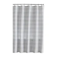 Elrene Home Fashions Farmhouse Living Buffalo Check Shower Curtain