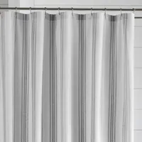 Elrene Home Fashions Farmhouse Living Stripe Shower Curtain