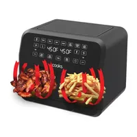 Cooks Dual-Basket Air Fryer 8 Quart Touchscreen