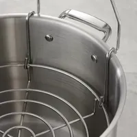 Tramontina 22-Qt. With Canning Rack Tri-Ply Stainless Steel Stockpot