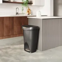 Umbra Brim Step On Bathroom Canister