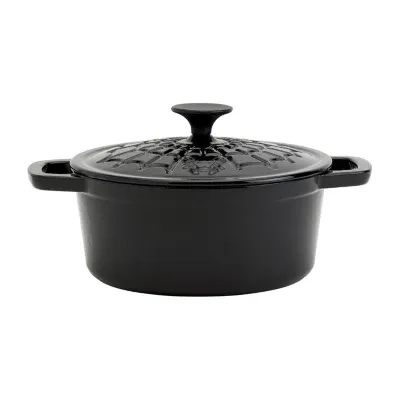 Smith & Clark Spiderweb Cast Iron 3-qt. Dutch Oven with Lid