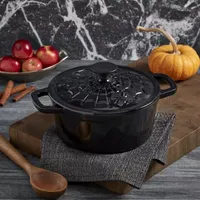 Smith & Clark Spiderweb Cast Iron 3-qt. Dutch Oven with Lid