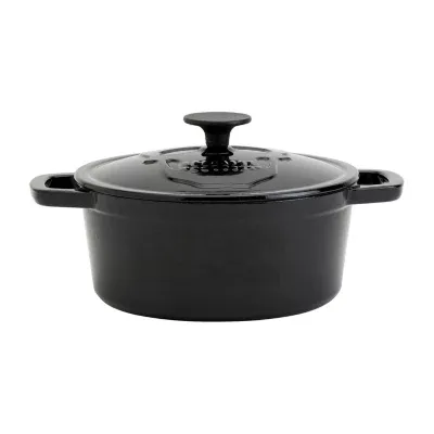 Smith & Clark Skull Cast Iron 3-qt. Dutch Oven with Lid
