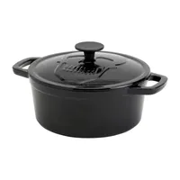 Smith & Clark Skull Cast Iron 3-qt. Dutch Oven with Lid