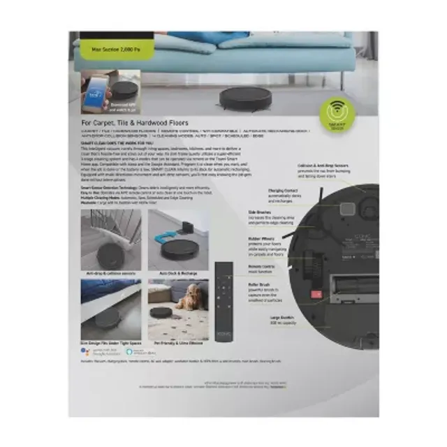 Robot vacuum cleaner, Black + Decker RVA420BP - PS Auction - We value the  future - Largest in net auctions