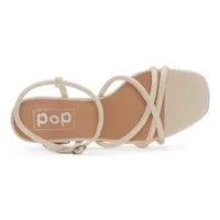 Pop Womens Agreeable Heeled Sandals