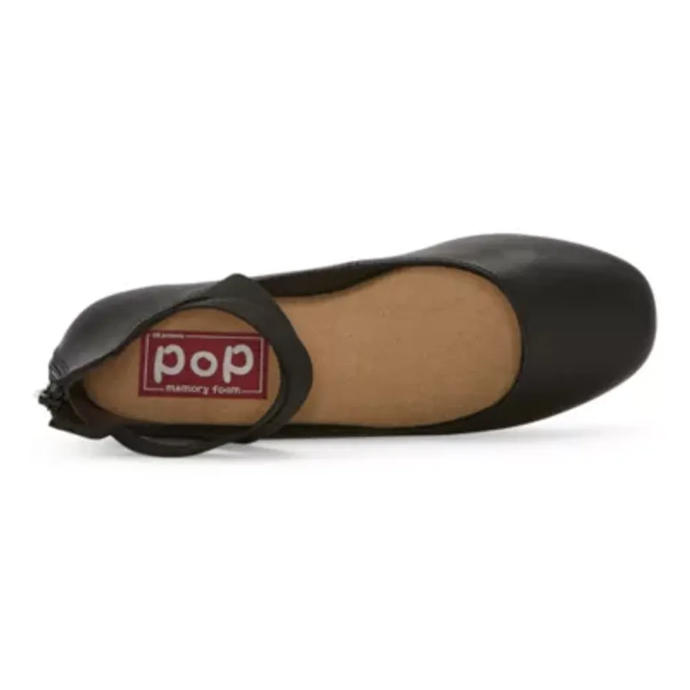 Pop Womens Leaf Ballet Flats