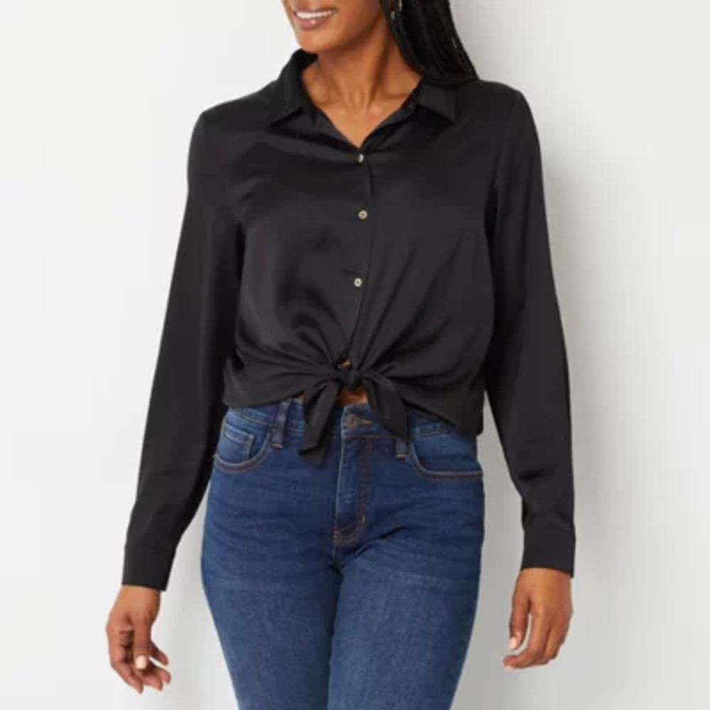 jcpenney women's oxford shirts