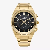 Citizen Modern Axiom Mens Chronograph Gold Tone Stainless Steel Bracelet Watch Ca4582-54e