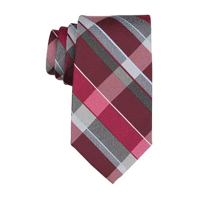 Stafford Extra Long Plaid Tie