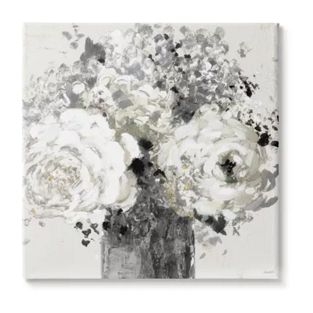 Stupell Industries Bold Abstract Floral Arrangement Canvas Art