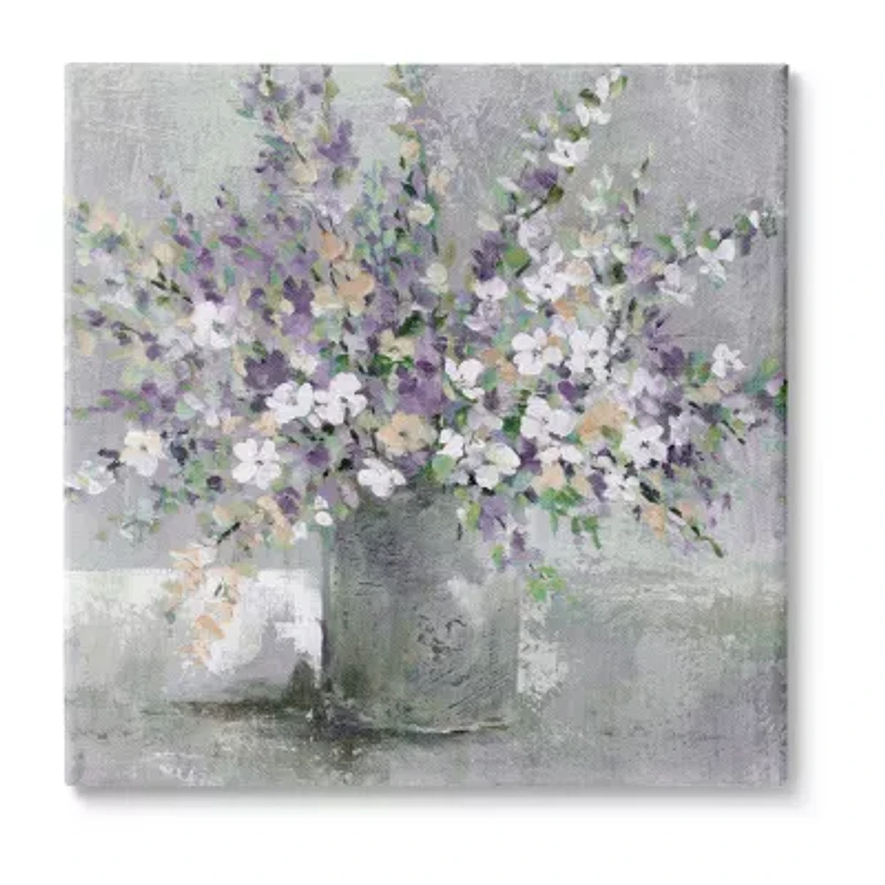 Stupell Industries Blossoming Aster Flower Bouquet Canvas Art