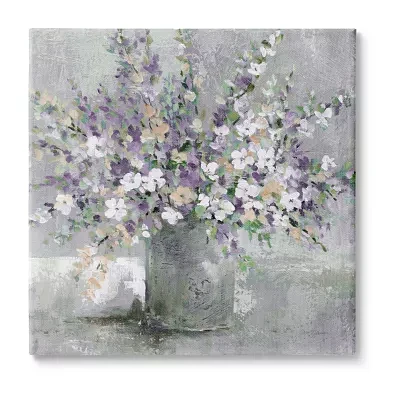 Stupell Industries Blossoming Aster Flower Bouquet Canvas Art