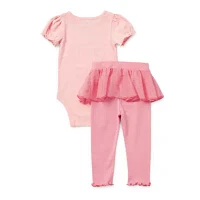 Okie Dokie Baby Girls 2-pc. Pant Set